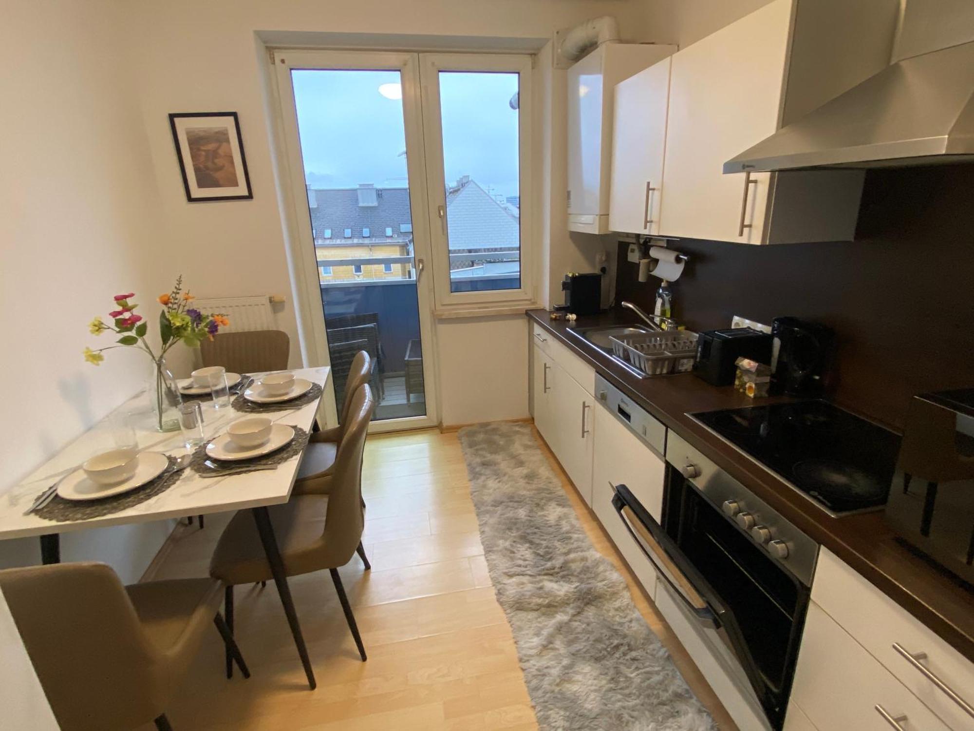 Moderne Wohnung Naehe Hauptbahnhof Linz Extérieur photo